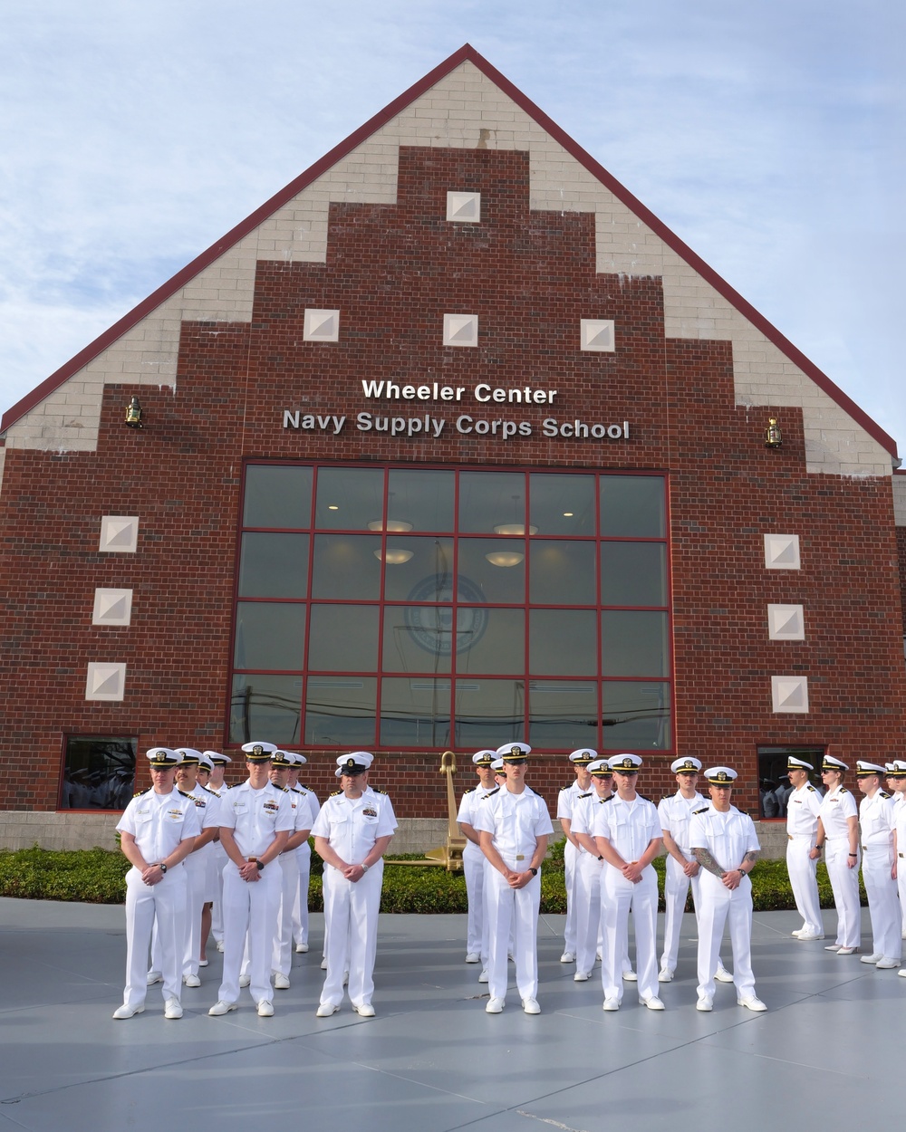 Navy Supply Corps School uniform inspection