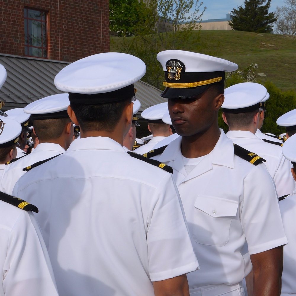 Navy Supply Corps School uniform inspection