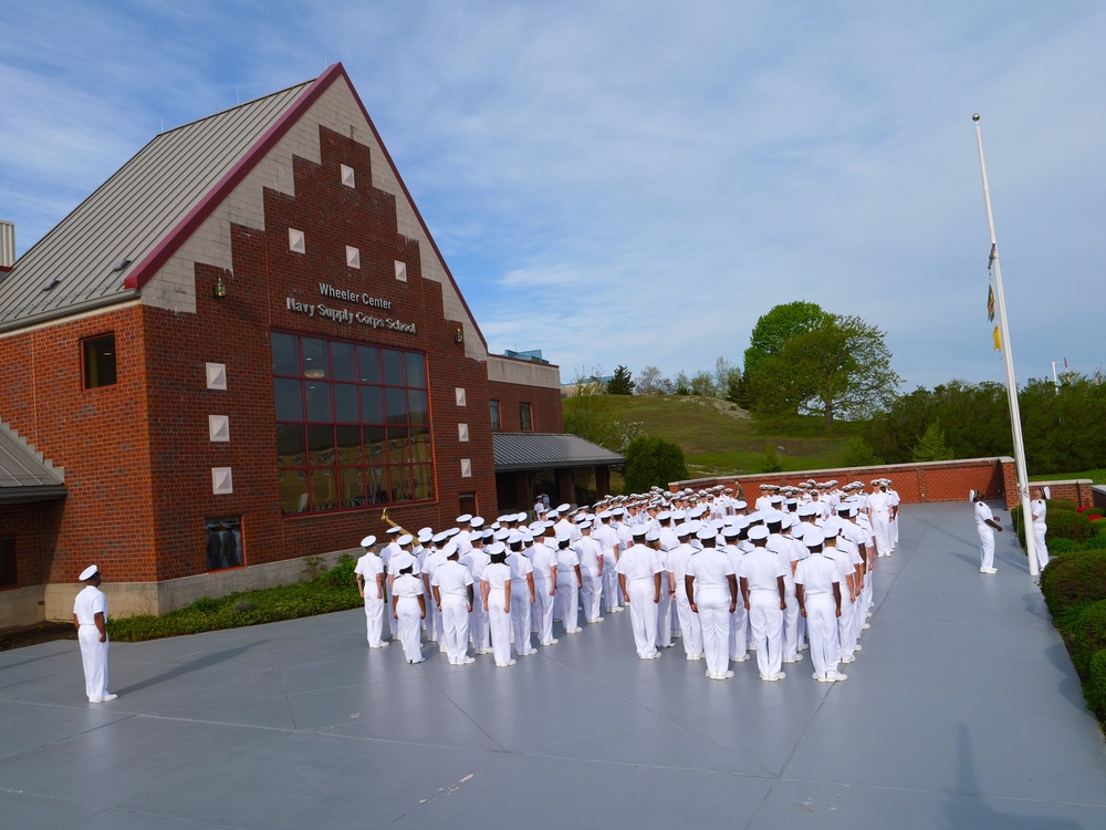 Navy Supply Corps School uniform inspection