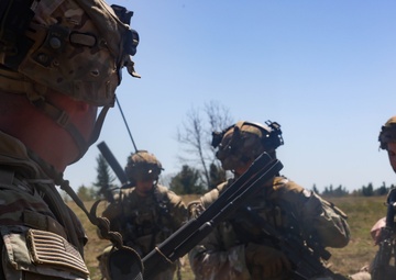 Soldiers Communicate their Position over the Radio