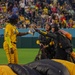 U.S. Army Parachute Team Skydives Into Nissan Stadium For Savannah Bananas Ballgame