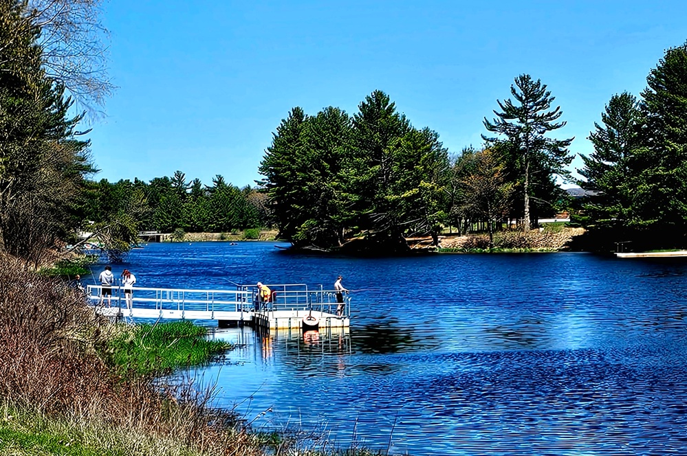 Fishing at Fort McCoy
