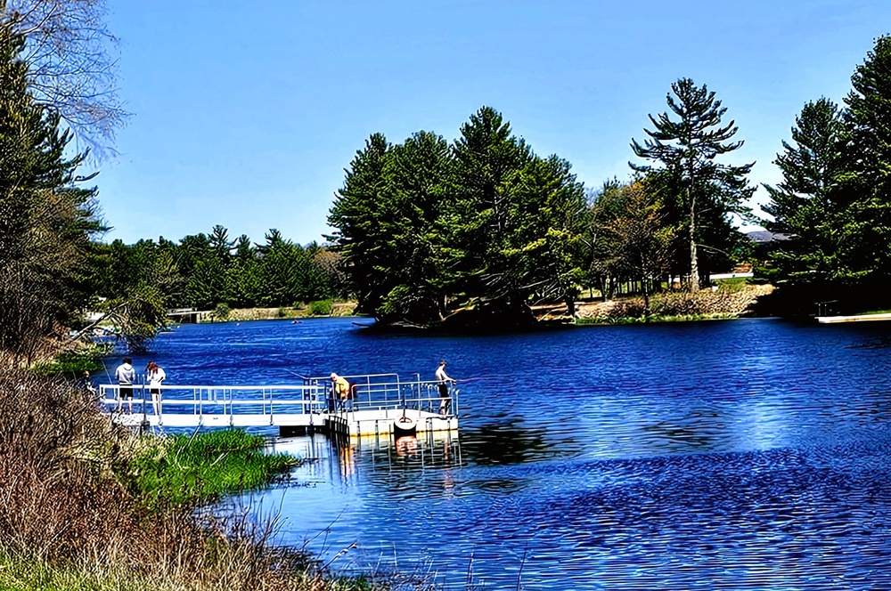 Fishing at Fort McCoy