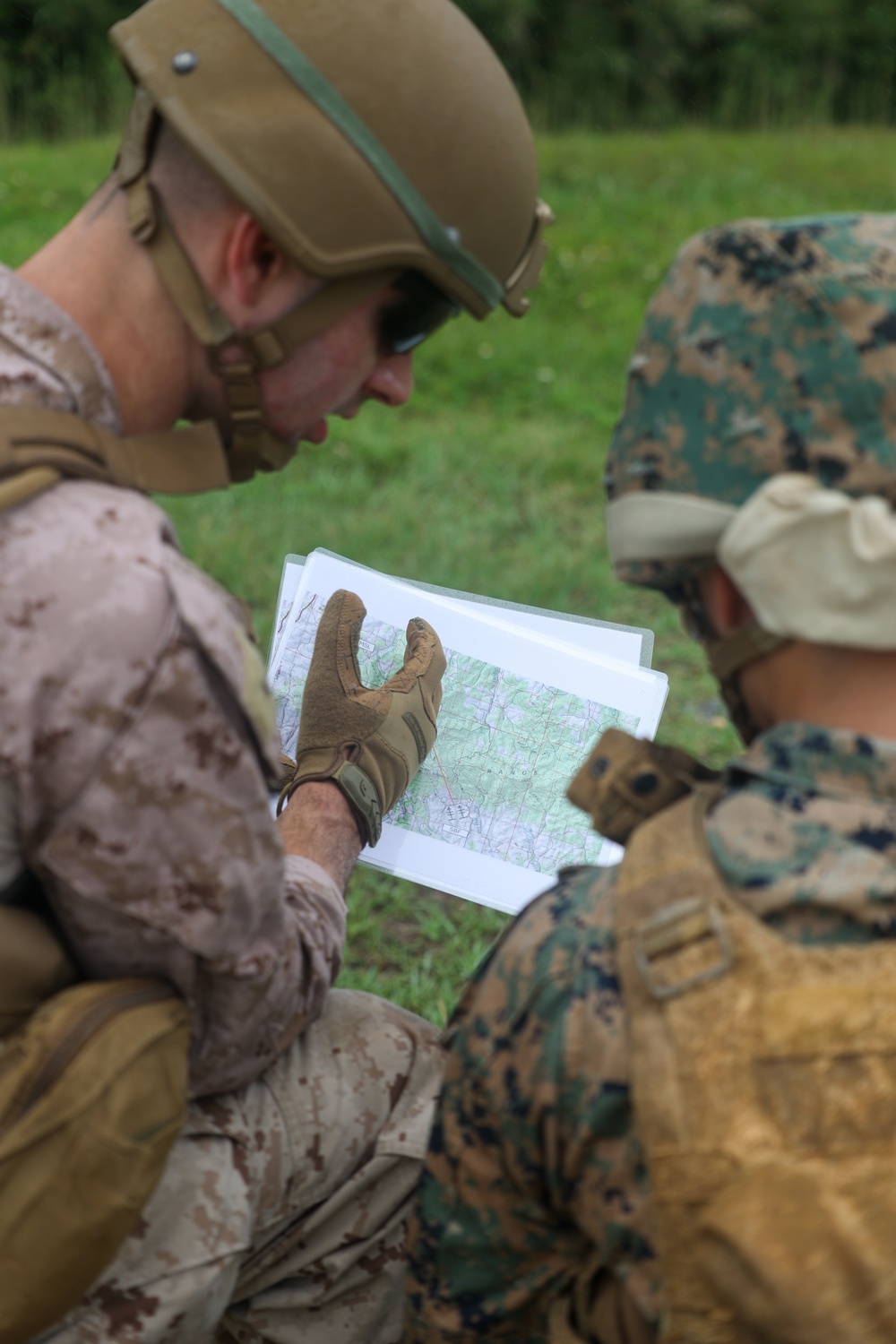 MASS-2 Marines fire M240B machine guns during live fire range