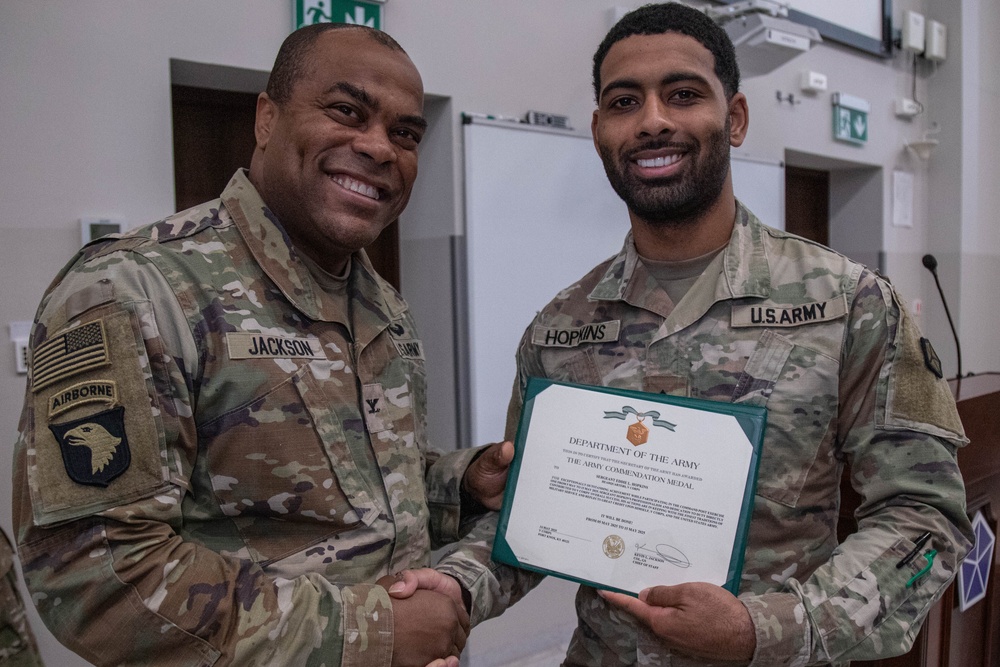 V Corps Conducts CPX 1 in support of Swift Response 25