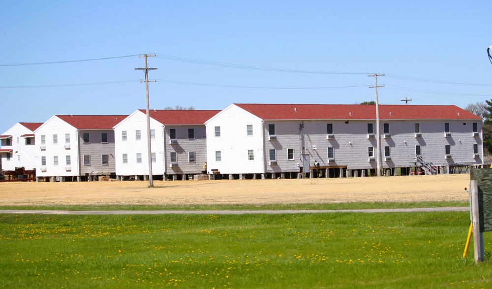Relocation of World War II-era barracks at Fort McCoy