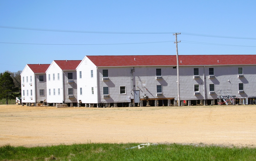 Relocation of World War II-era barracks at Fort McCoy