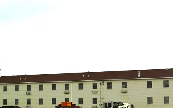 Relocation of World War II-era barracks at Fort McCoy