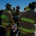Fairchild AFB firefighters respond to a simulated emergency