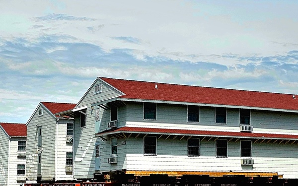 Relocation of World War II-era barracks at Fort McCoy