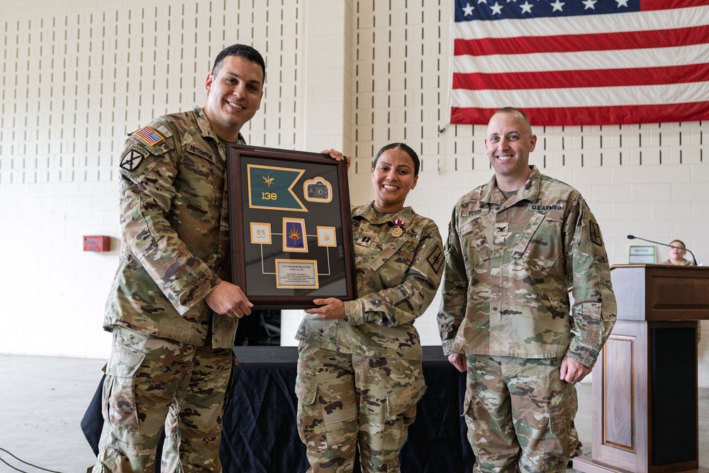 138th Public Affairs Detachment Change of Command Ceremony