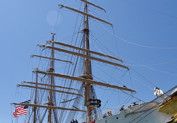 U.S. Coast Guard Cutter Eagle arrives in Los Angeles for L.A. Fleet Week 2025