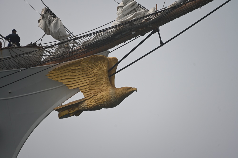 U.S. Coast Guard Cutter Eagle arrives in Los Angeles for L.A. Fleet Week 2025