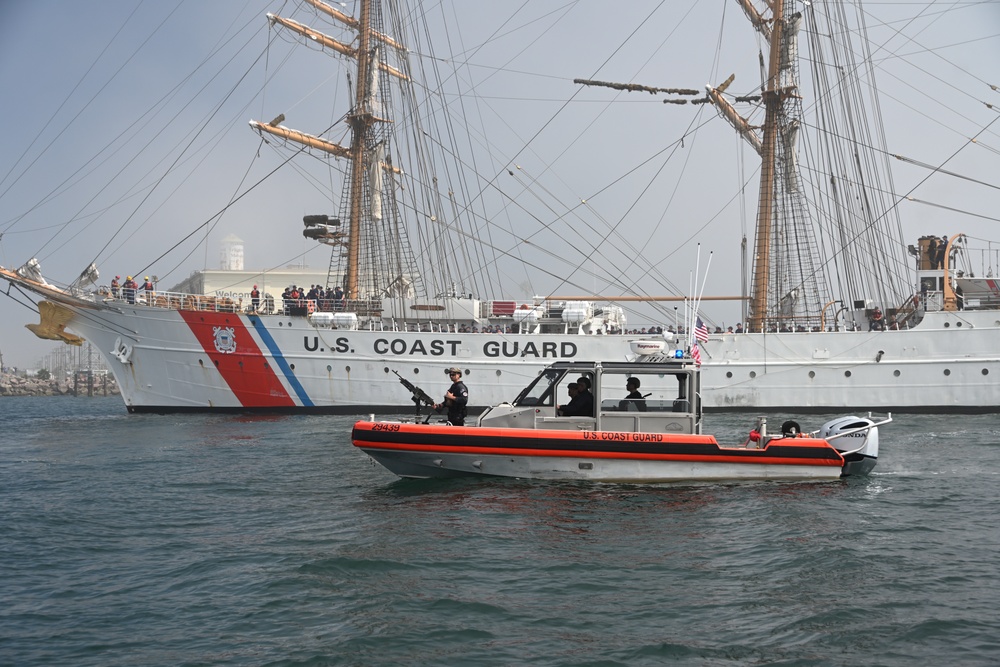 U.S. Coast Guard Cutter Eagle arrives in Los Angeles for L.A. Fleet Week 2025