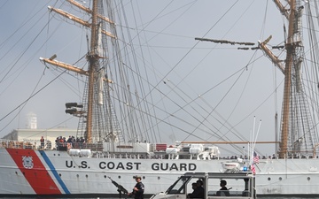 U.S. Coast Guard Cutter Eagle arrives in Los Angeles for L.A. Fleet Week 2025