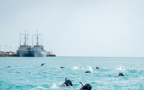 12th LLB Executes Open Water Safety Swimmer Training