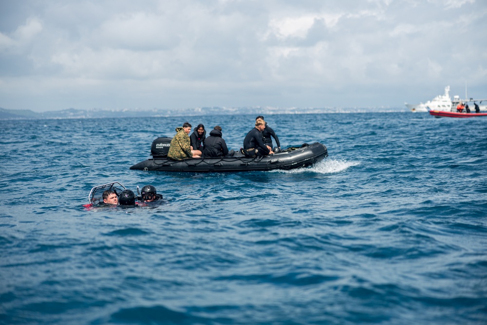 12th LLB Executes Open Water Safety Swimmer Training