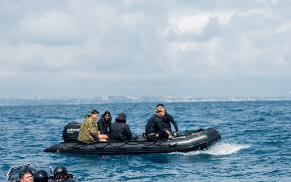 12th LLB Executes Open Water Safety Swimmer Training