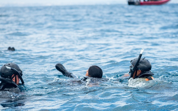12th LLB Executes Open Water Safety Swimmer Training