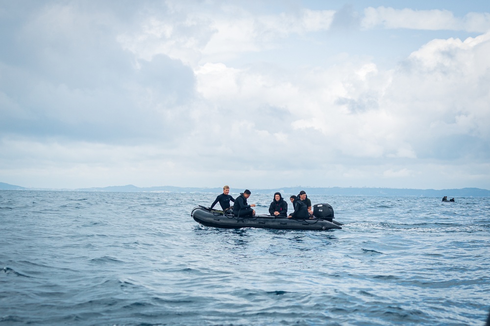 12th LLB Executes Open Water Safety Swimmer Training