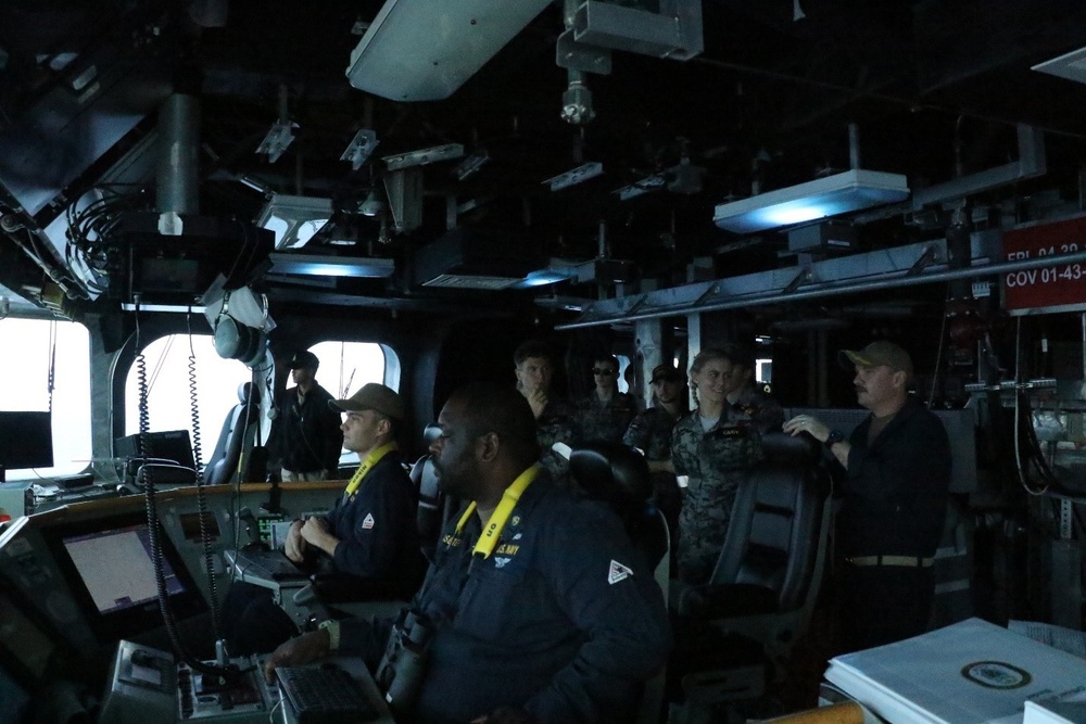 USS Omaha Conducts Bilateral Operations with Royal Australian Navy in South China Sea