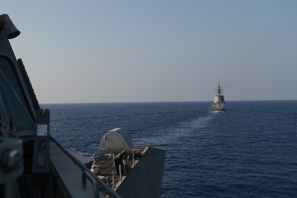 USS Omaha Conducts Bilateral Operations with Royal Australian Navy in South China Sea