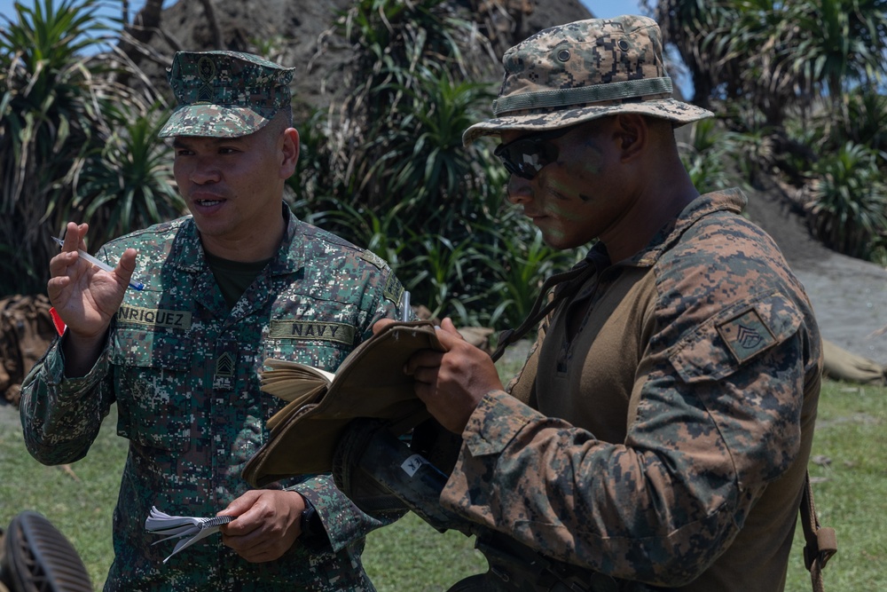 Balikatan 25: U.S. Marines Construct Defensive Positions