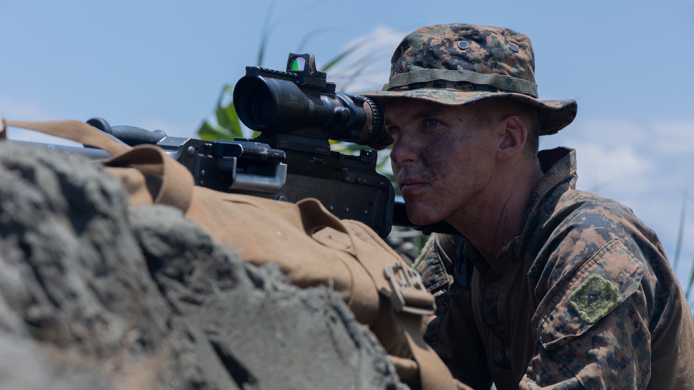 Balikatan 25: U.S. Marines Construct Defensive Positions