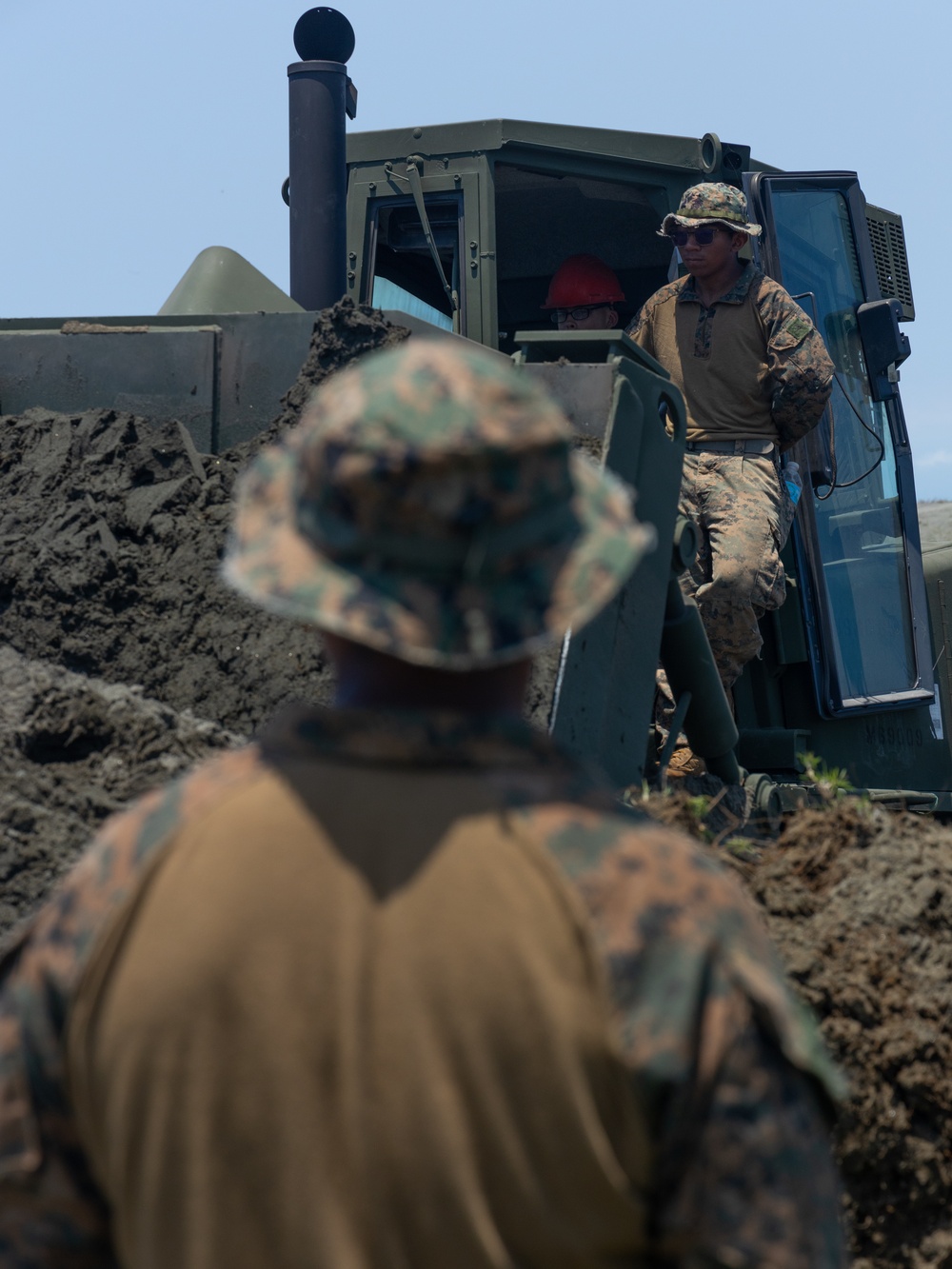 Balikatan 25: U.S. Marines Construct Defensive Positions