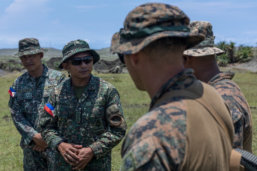 Balikatan 25: U.S. Marines Construct Defensive Positions