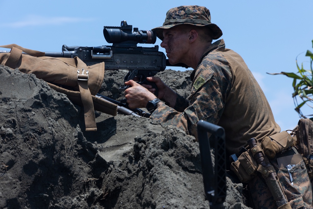 Balikatan 25: U.S. Marines Construct Defensive Positions