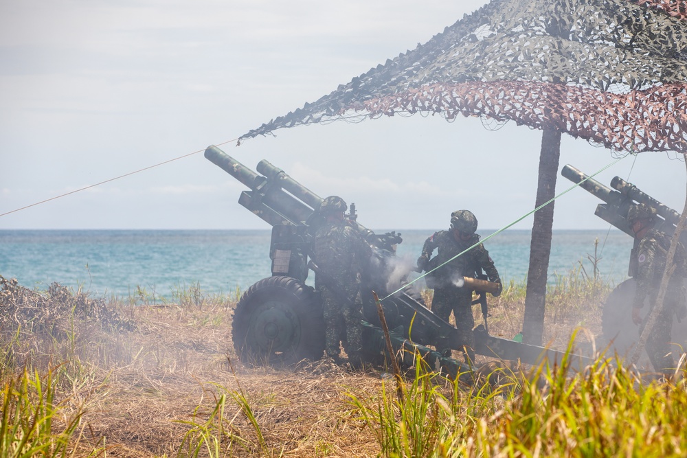 Balikatan 25: U.S., Philippine, Australian Forces Conduct Counter Landing Live Fire Exercise in Rizal, Philippines