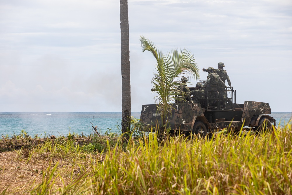 Balikatan 25: U.S., Philippine, Australian Forces Conduct Counter Landing Live Fire Exercise in Rizal, Philippines
