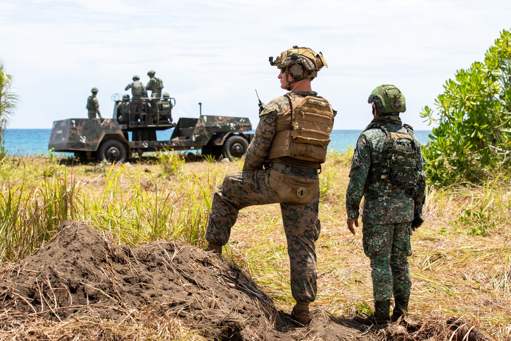 Balikatan 25: U.S., Philippine, Australian Forces Conduct Counter Landing Live Fire Exercise in Rizal, Philippines