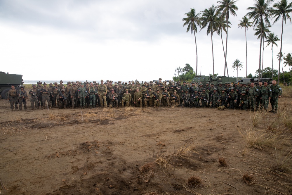 Balikatan 25: U.S., Philippine, Australian Forces Conduct Counter Landing Live Fire Exercise in Rizal, Philippines
