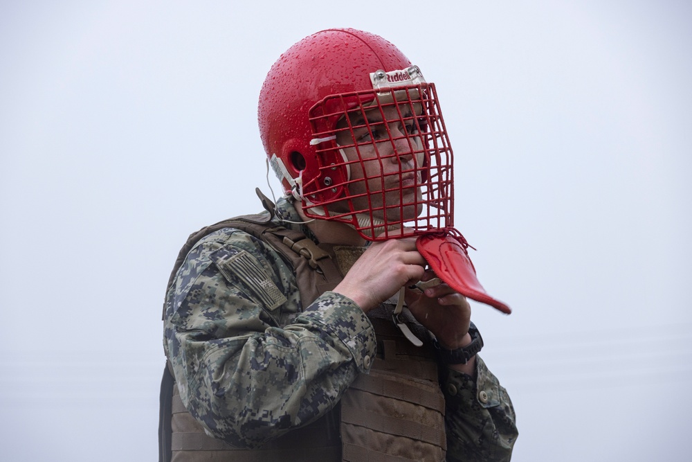 CNFK Sailors participate in MCMAP training