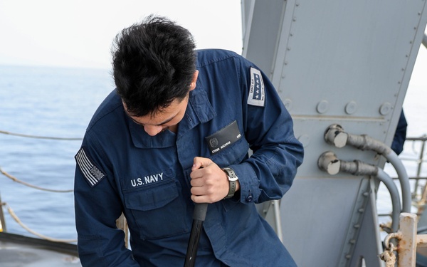 USS The Sullivans Deployment