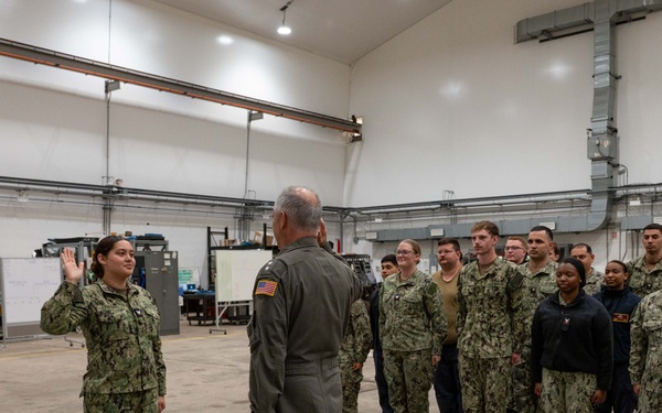 Commander, Naval Air Force Atlantic Visits HSM-79