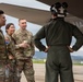 U.S. Airmen tour F-35B Lightning II aircraft during exercise Freedom Flag 25-1
