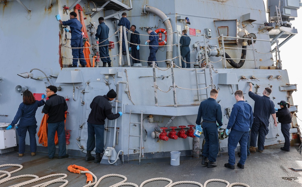 USS The Sullivans Deployment