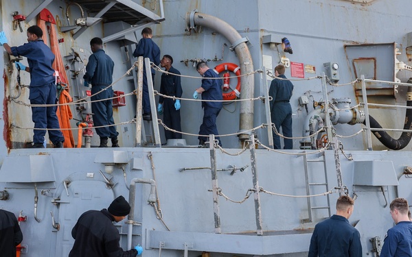 USS The Sullivans Deployment