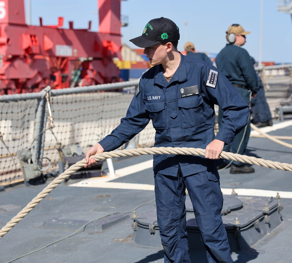 USS The Sullivans Deployment
