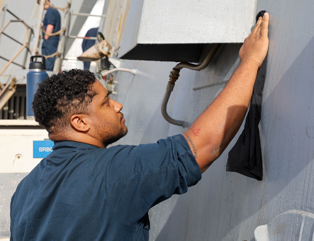 USS The Sullivans Deployment