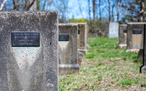 Gravestone Rubbing for Lt. Sylvester K. Rabey