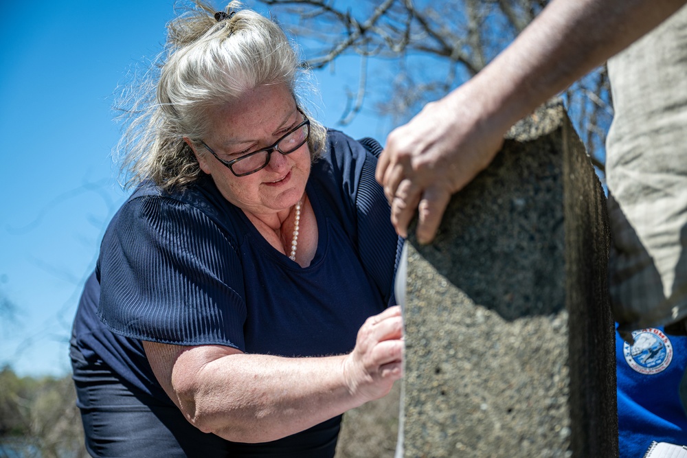 Gravestone Rubbing for Lt. Sylvester K. Rabey