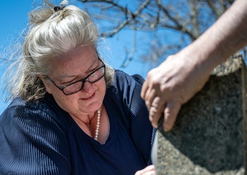 Gravestone Rubbing for Lt. Sylvester K. Rabey