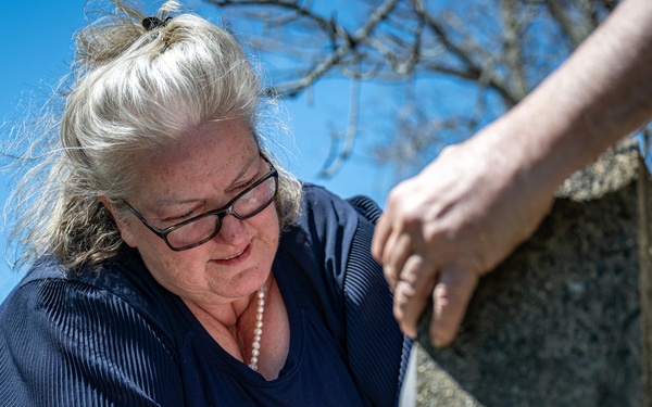 Gravestone Rubbing for Lt. Sylvester K. Rabey