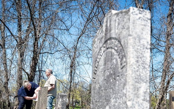Gravestone Rubbing for Lt. Sylvester K. Rabey