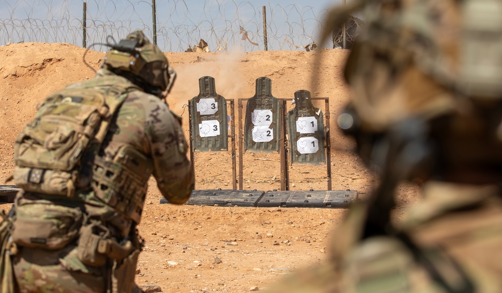 Focused Precision: Task Force ARMADILLO Soldiers Train