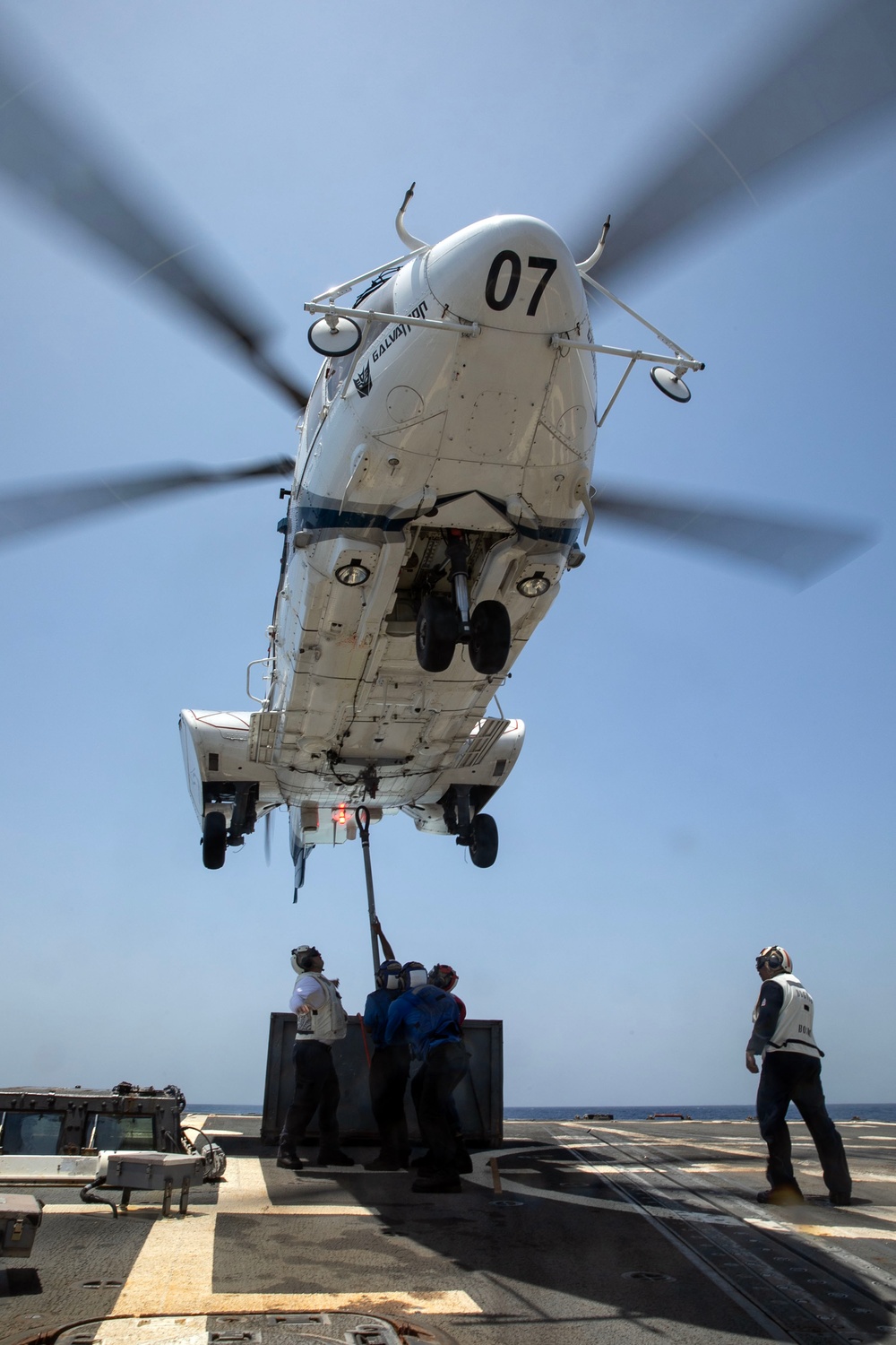 USS Wayne E. Meyer conducts operations in the U.S. Central Command area of responsibility as part of the Carl Vinson Carrier Strike Group